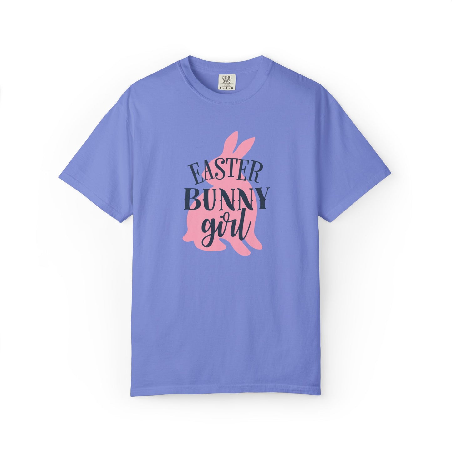 Easter Bunny Girl Holy Week Celebration Spring Festival Tee Christian Holiday Excitement Eggs Good Friday  Unisex Heavy Cotton T-Shirt