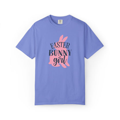 Easter Bunny Girl Holy Week Celebration Spring Festival Tee Christian Holiday Excitement Eggs Good Friday  Unisex Heavy Cotton T-Shirt