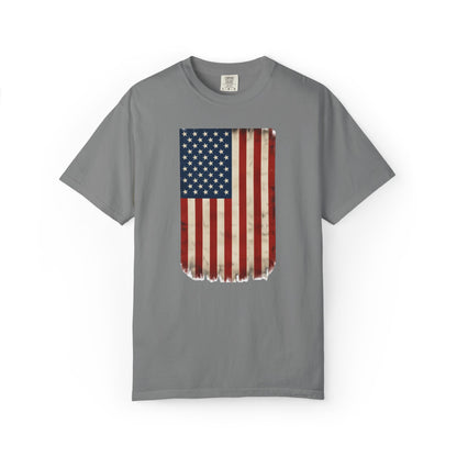 Flag USA - Unisex Garment-Dyed T-shirt