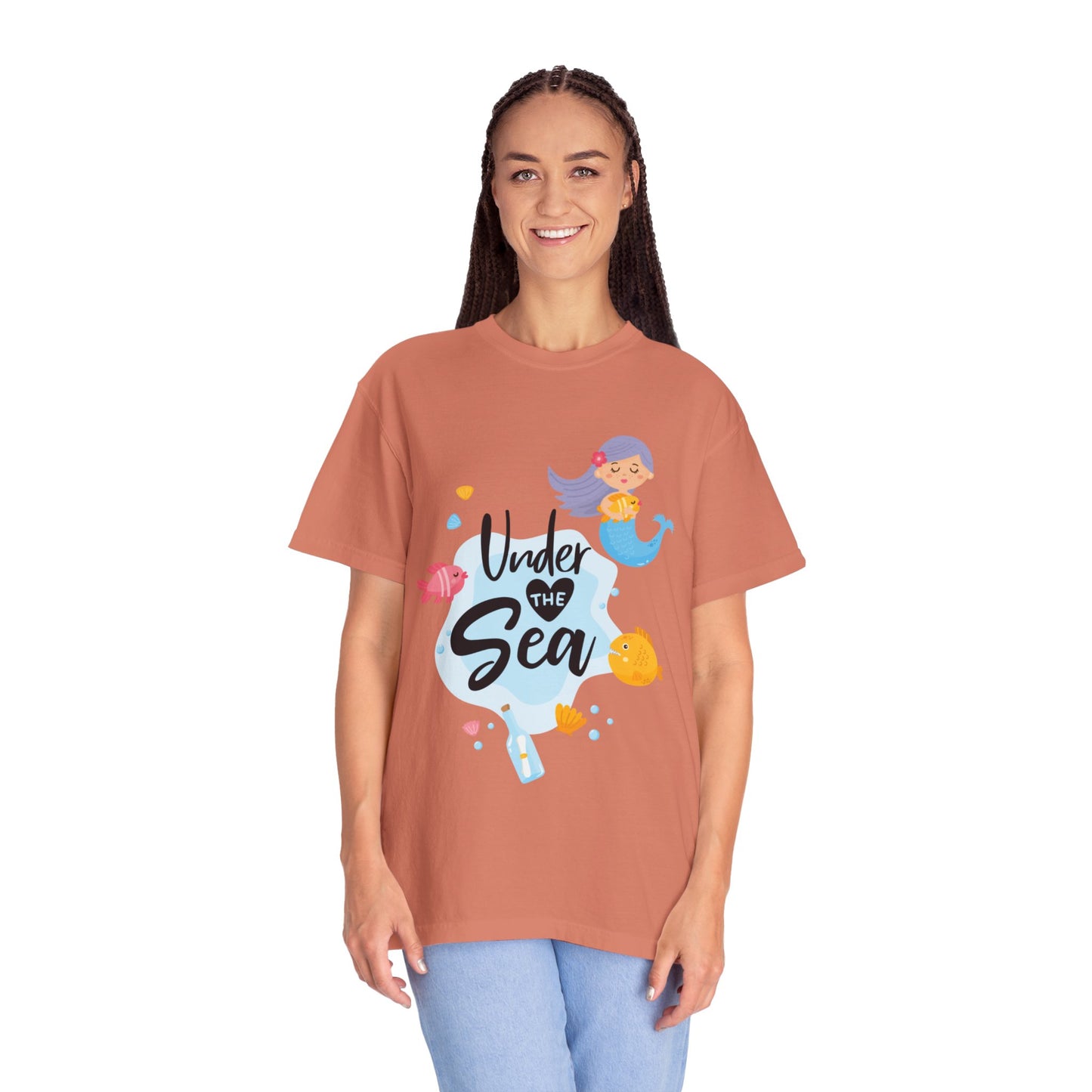 Under The Sea Oceanic Enchantment Tee Marine Life Wonders Unseen Depths Unisex Heavy Cotton T-Shirt