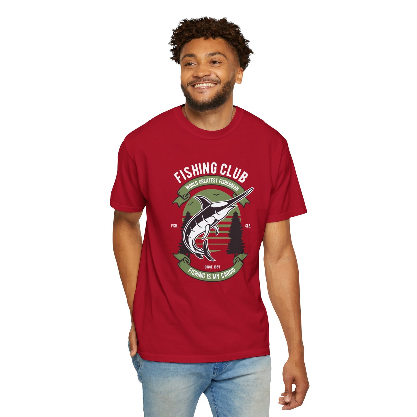 Fishing Club Fishing Gear Sarcastic Fishing Tee Unisex Heavy Cotton T-Shirt