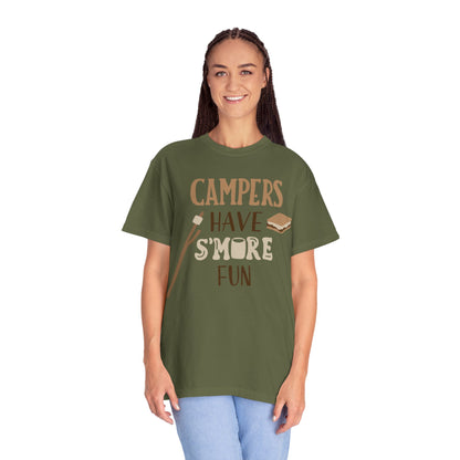 Campers Adventure Mountain Tee Belays Ropes Fun Activities Unisex Heavy Cotton T-Shirt
