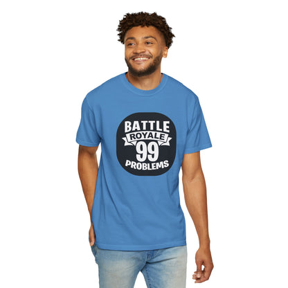 Battle Royal Multiplayer Madness Tee Thrilling Elimination High-Stakes Combat Unisex Heavy Cotton T-Shirt