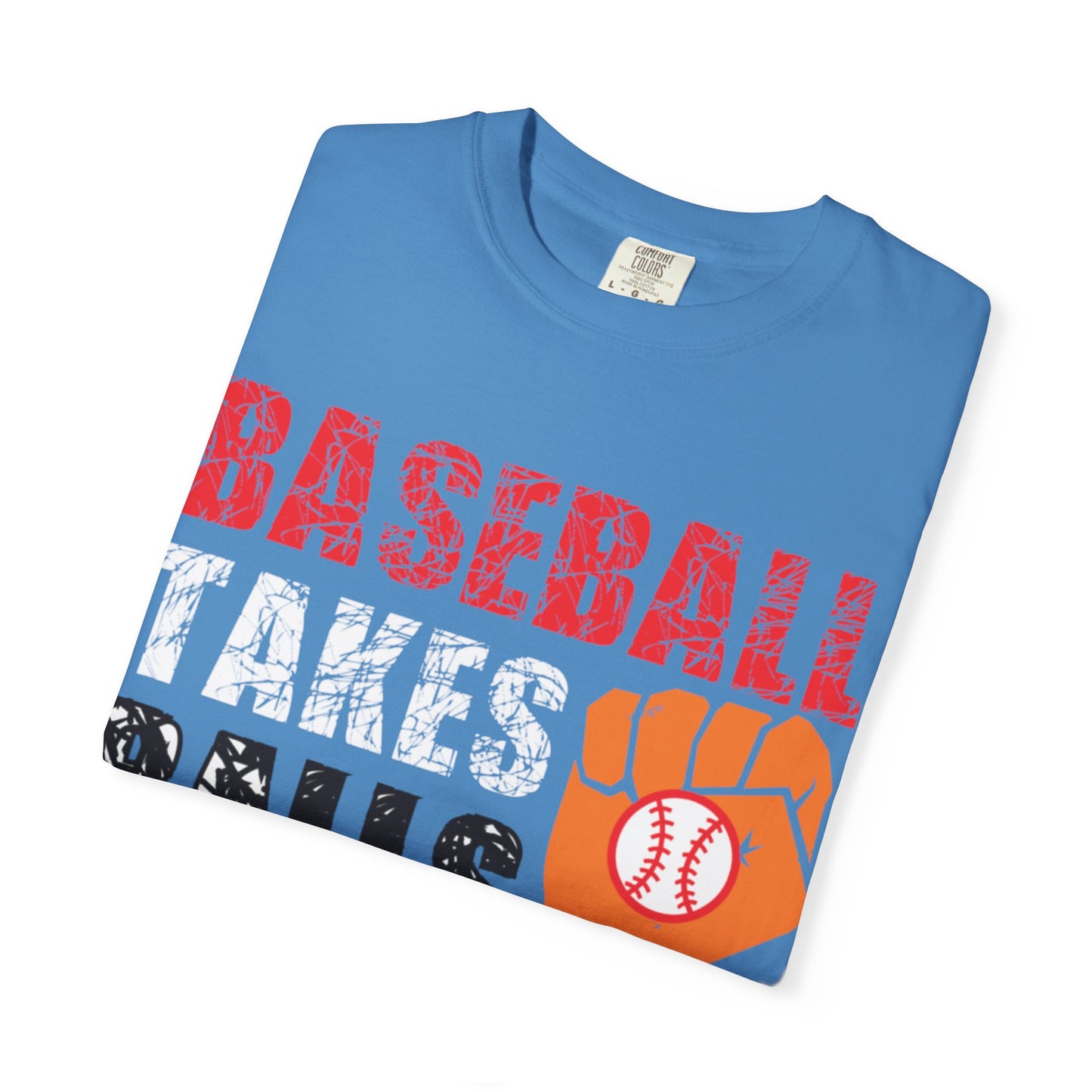 Baseball Takes Ball Defensive Prowess Tee Fielding Excellence Outfield Expertise Unisex Heavy Cotton T-Shirt