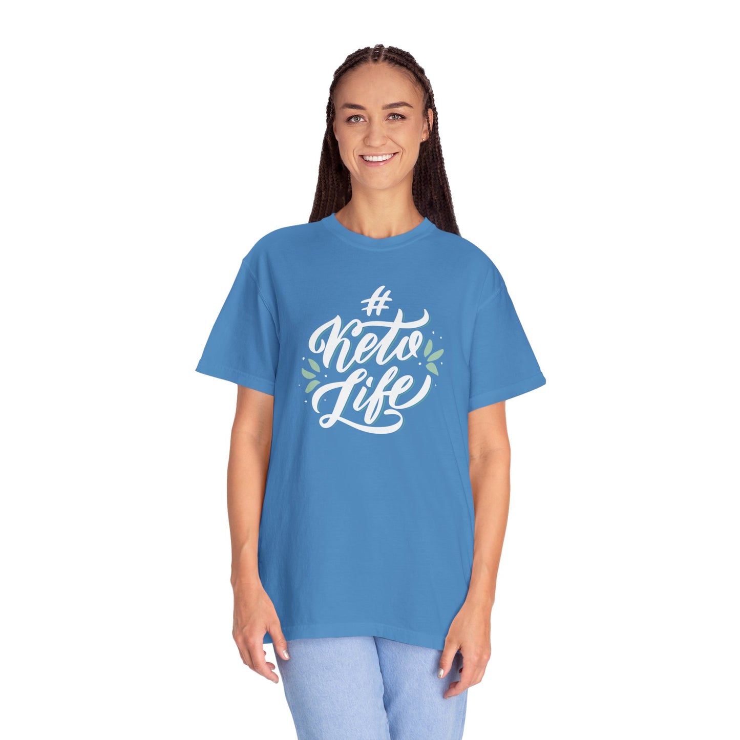 Keto Life Low-Carb Vegetables Tee Moderate Protein Fat Adaptation Intermittent Fasting Unisex Heavy Cotton T-Shirt