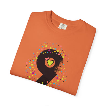 9 Nine Number Flowers Heartwarming Lovely Trendy Tee Sweet Charismatic Beautiful Fragrance Rose Unisex Heavy Cotton T-Shirt