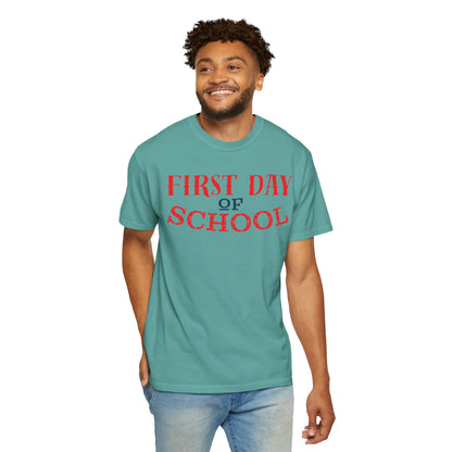 Funny First Day School Learning Legend Super Scholar Junior Geniuses Science Star Student’s Day Unisex Heavy Cotton T-Shirt