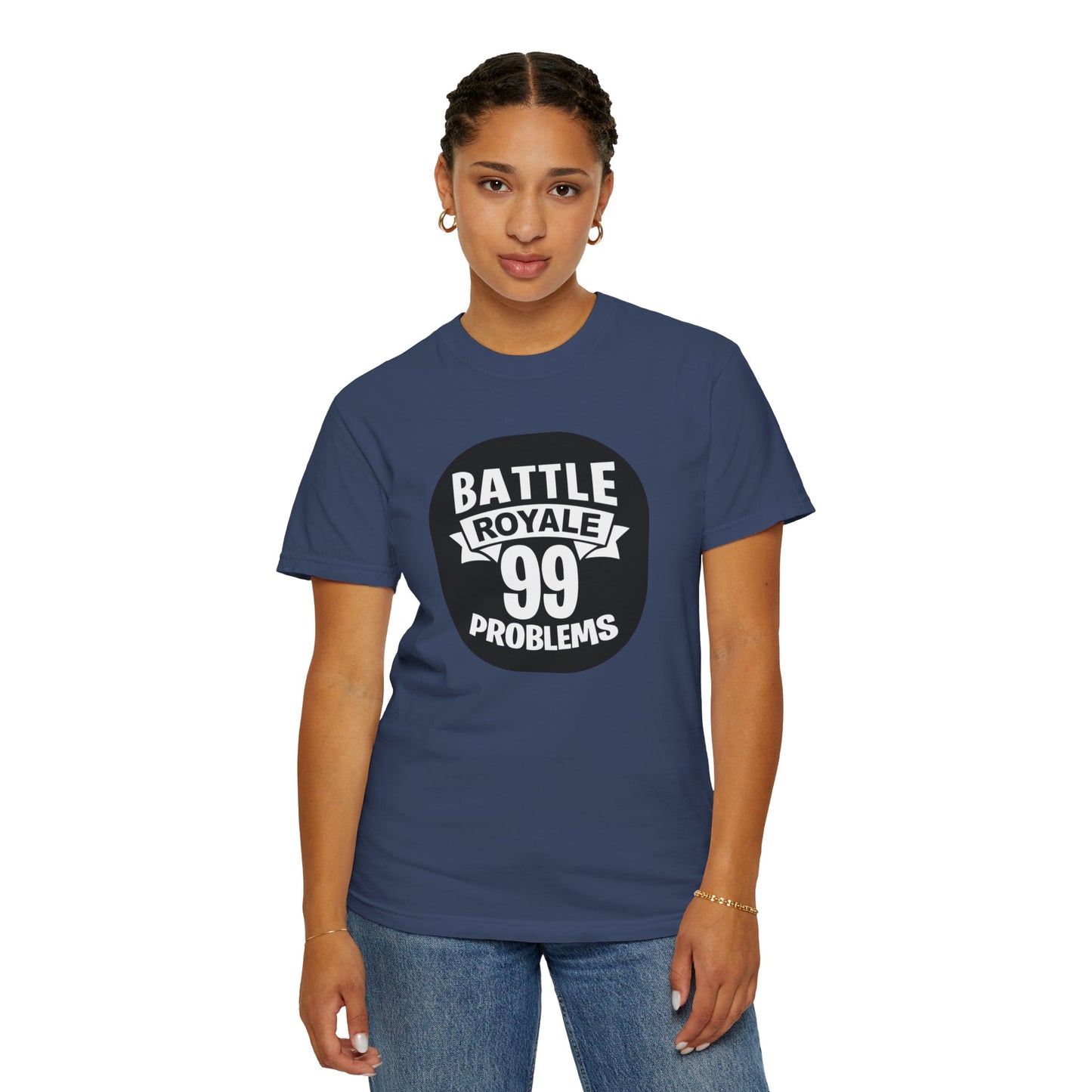 Battle Royal Multiplayer Madness Tee Thrilling Elimination High-Stakes Combat Unisex Heavy Cotton T-Shirt