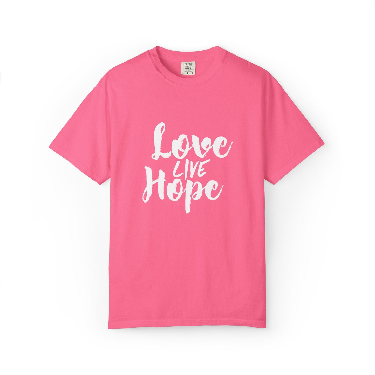 Love live hope Modern Tee Achievement Self-Improvement Unisex Heavy Cotton T-Shirt