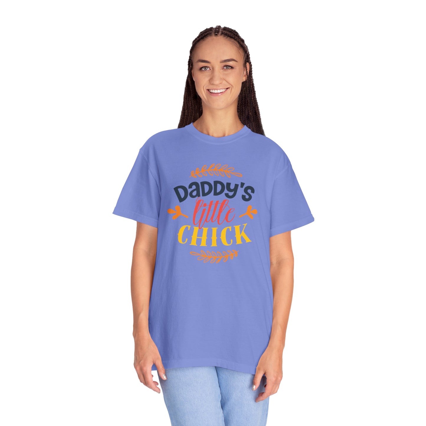 Daddy’s Little Chick Confidence Tee Elegance Charming Appealing Beauty Easter Celebration Unisex Heavy Cotton T-Shirt