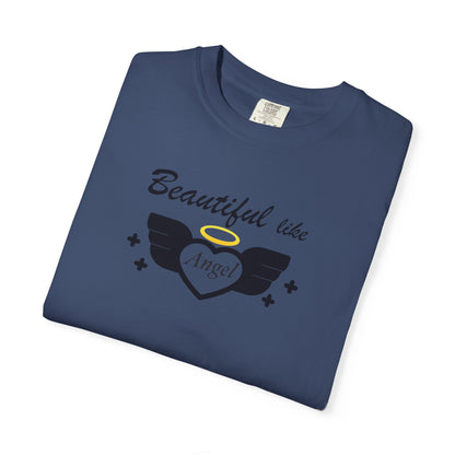 Beautiful Like Angel Politeness Tee Confidence Boost Stunning Gracefulness Unisex Heavy Cotton T-Shirt