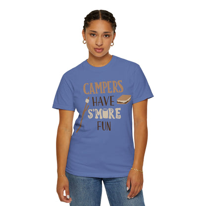 Campers Adventure Mountain Tee Belays Ropes Fun Activities Unisex Heavy Cotton T-Shirt