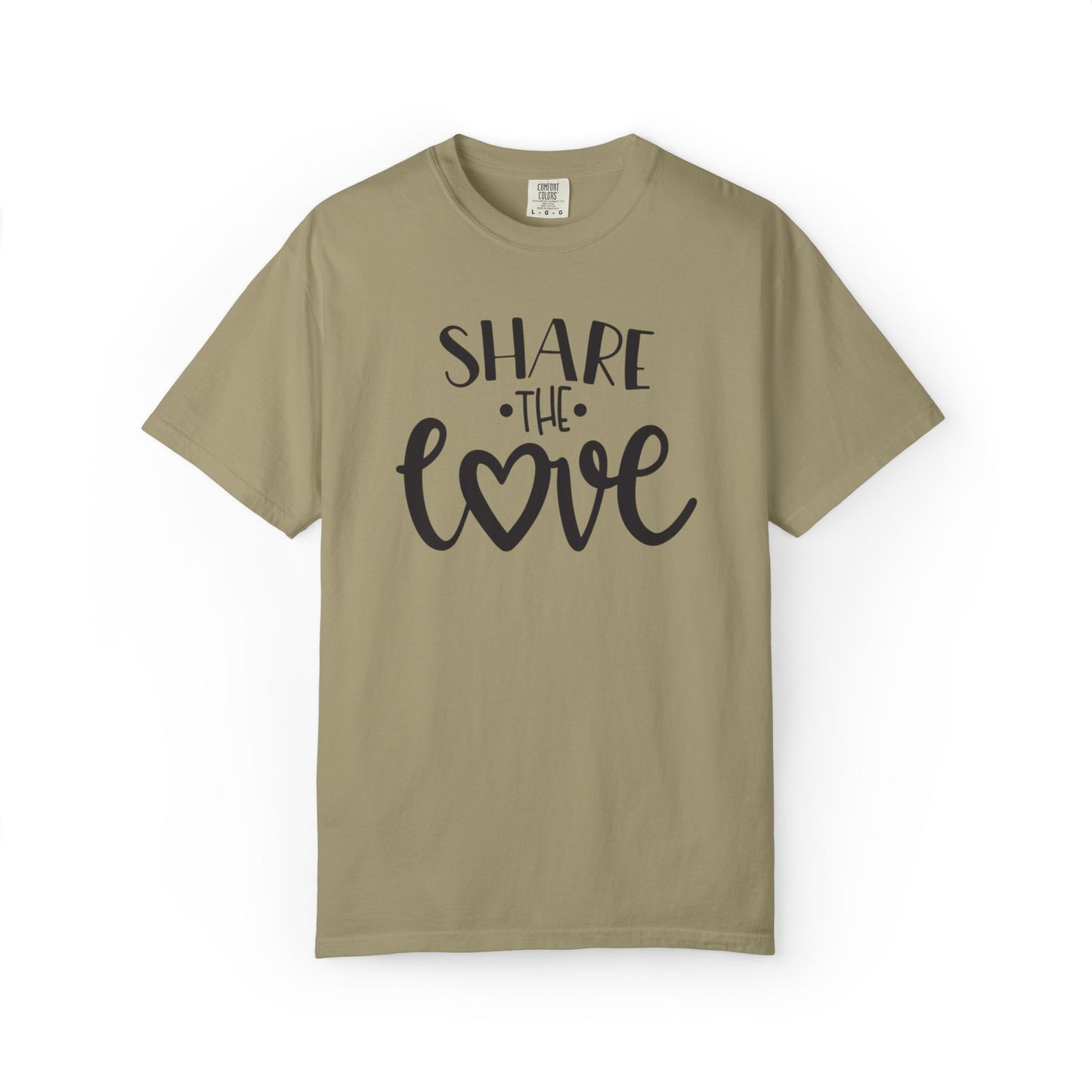 Share The Love Kindness Tee Compassion Empathy Support Community Affection Unisex Heavy Cotton T-Shirt