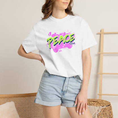 Graffiti Logo Maker Featuring Bubbly Graphics Unisex Heavy Cotton T-Shirt