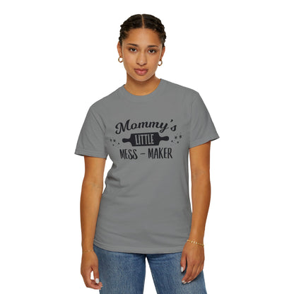 Mommy’s Little Mess-Maker Motherhood Loves Supermom Life Giver Wonder Woman Trendy Tee Unconditional Love Toddler Unisex Heavy Cotton T-Shirt