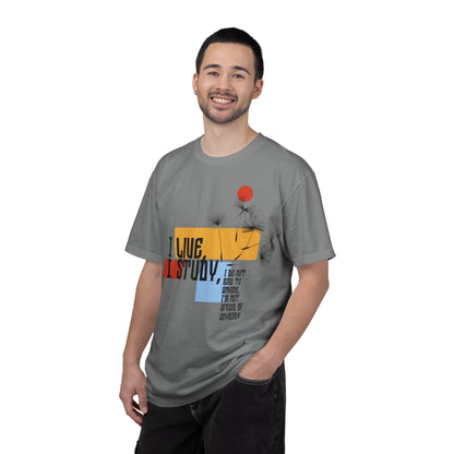 I Live I Study - Unisex Garment-Dyed T-shirt
