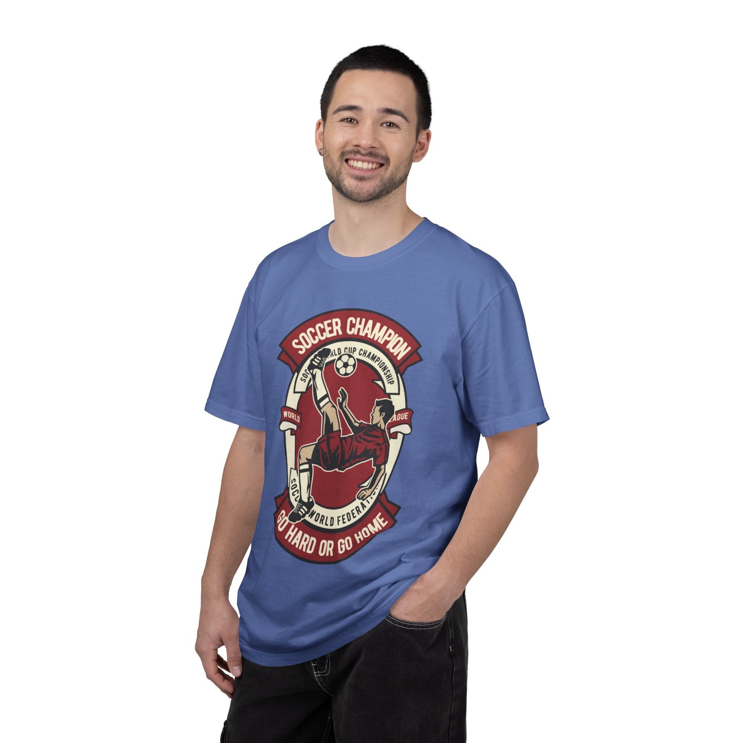 Soccer Champion Heartwarming Sweet Tee Charismatic Passion Unisex Heavy Cotton T-Shirt