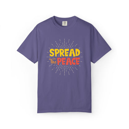 Spread The Peace Trendy Tee Encouraging Anti-violence Unity Kindness Humble Positivity Unisex Heavy Cotton T-Shirt