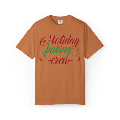Holiday Baking Crew Xmas Cakes Christmas Cookies Festival Season Unisex Heavy Cotton T-Shirt