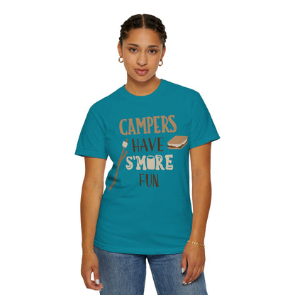 Campers Adventure Mountain Tee Belays Ropes Fun Activities Unisex Heavy Cotton T-Shirt