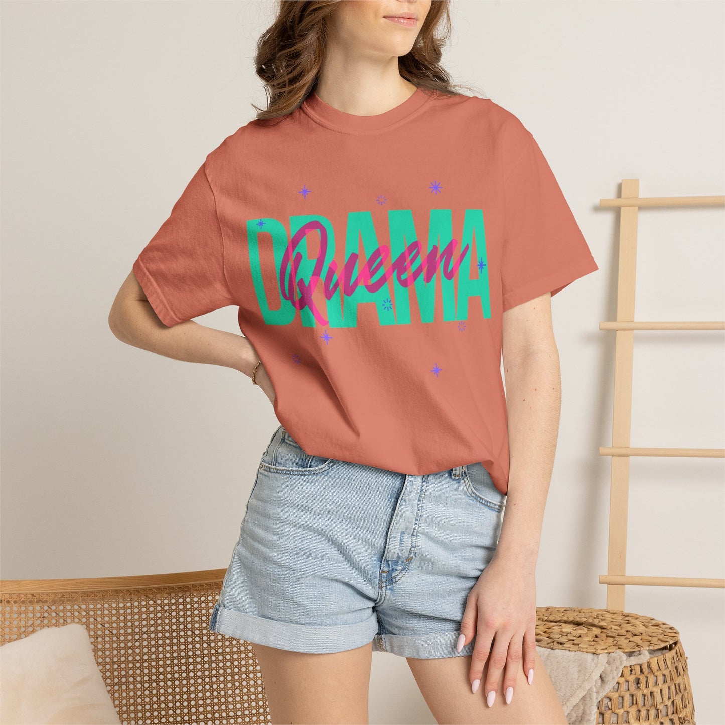 Girly T-Shirt Design Maker Featuring Sparkling Graphics Unisex Heavy Cotton T-Shirt