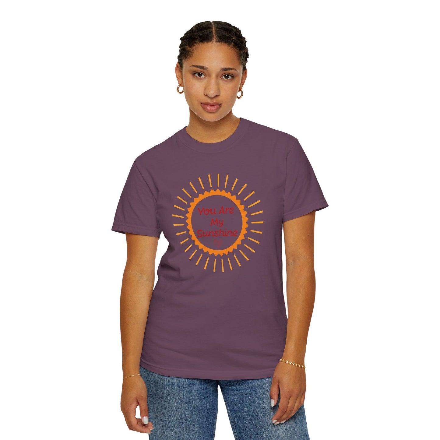 You Are My Sunshine Lovers Tee Hug Rainbow Passion Unconditional Soulful Connection Unisex Heavy Cotton T-Shirt