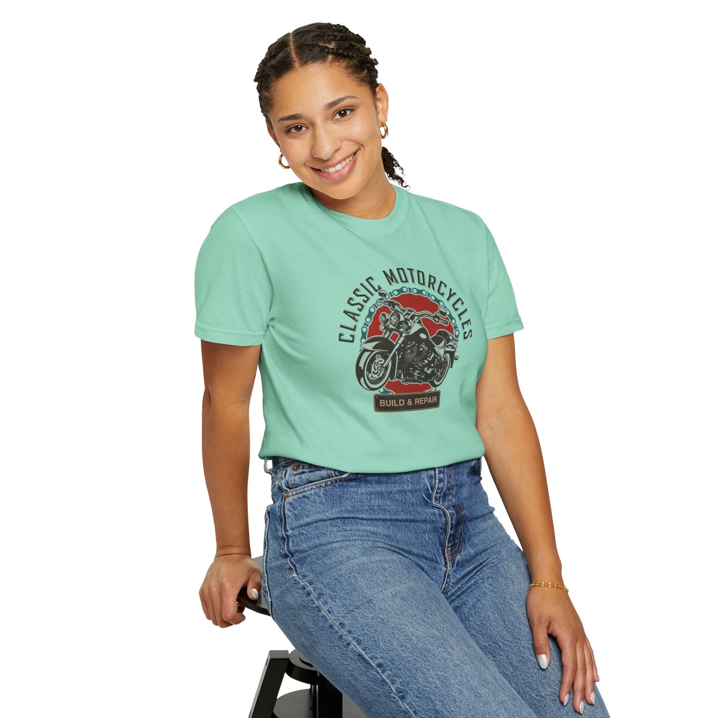 Classic Motorcycles Custom Engine Club Motorbike Lovers Trendy Tee High-speed Rider Adventure Racer Unisex Heavy Cotton T-Shirt