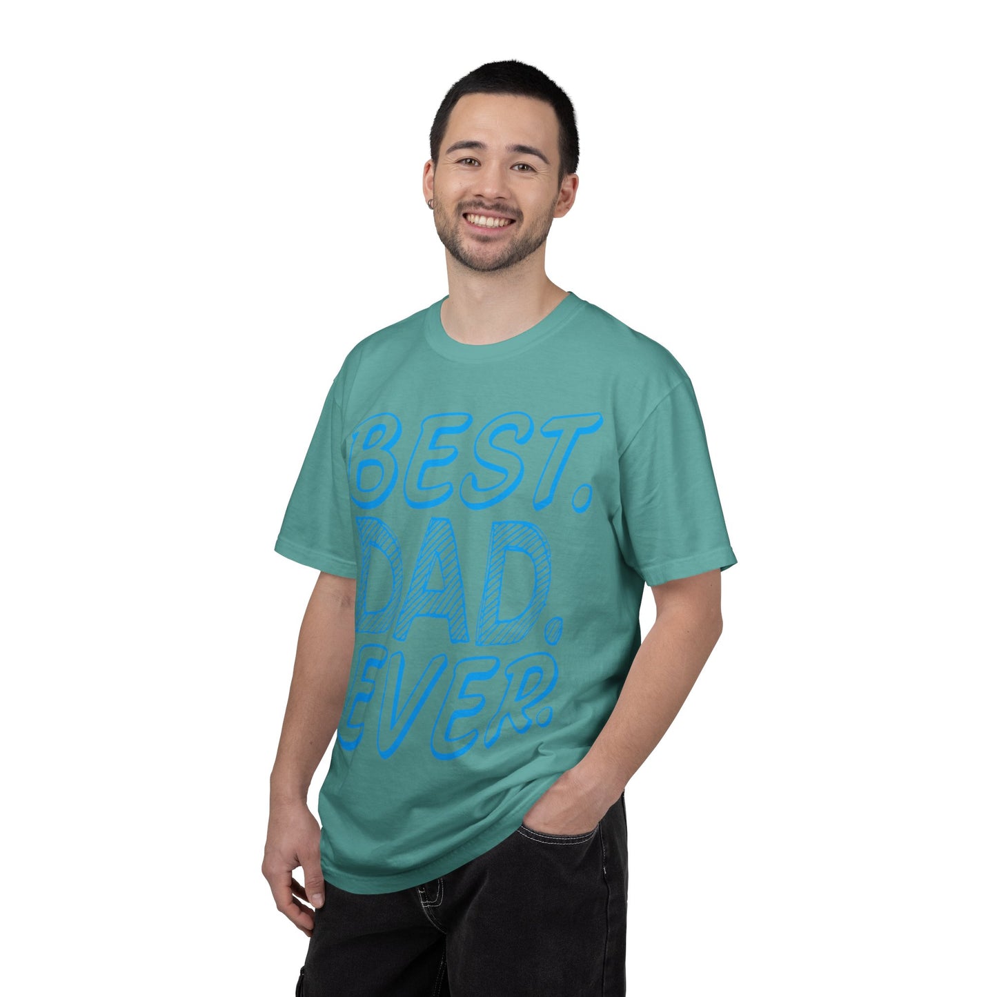 Best Dad Ever Outstanding Supreme Tee Extraordinary Incomparable Champion Unisex Heavy Cotton T-Shirt