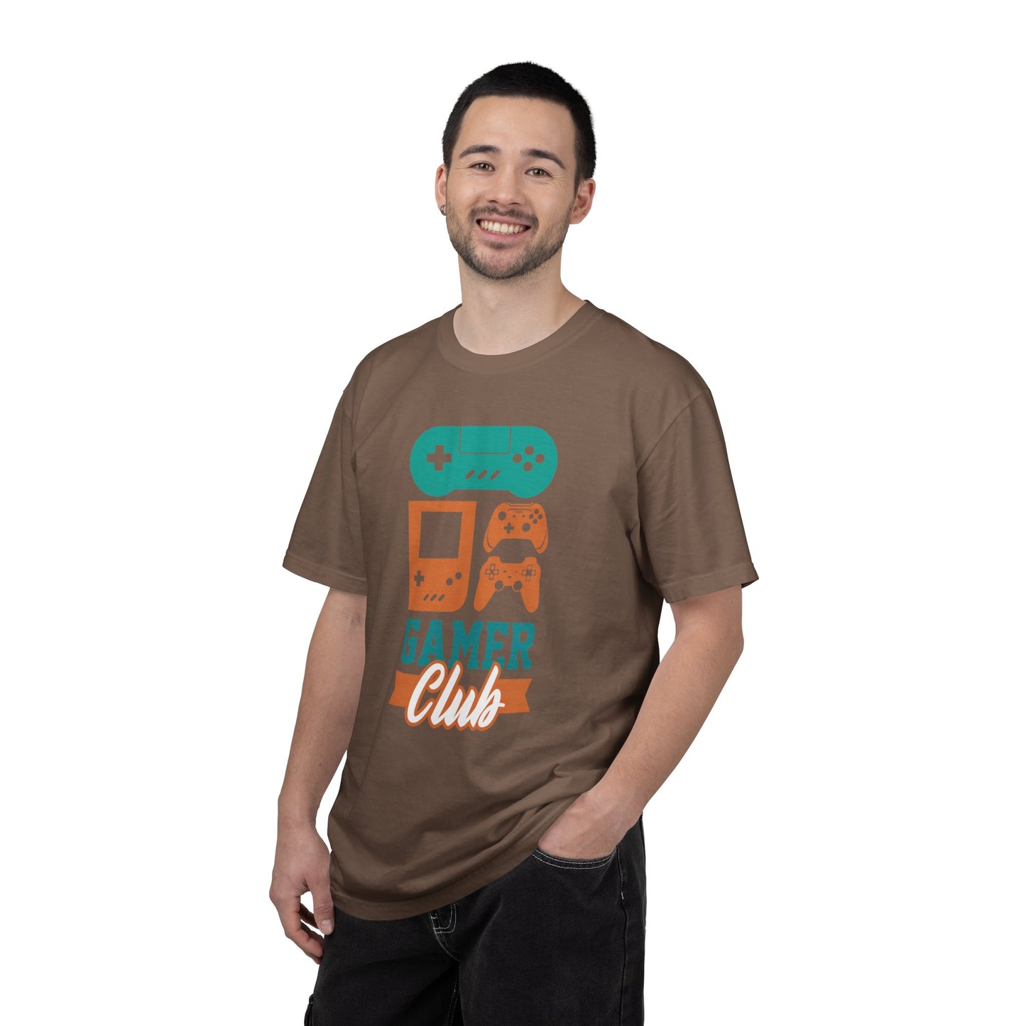 Funny Gamer Club Sarcastic Retro Gaming Gaming Consoles Gaming Community Unisex Heavy Cotton T-Shirt