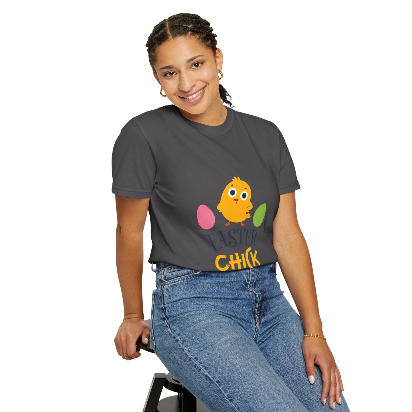 Easter Chick Holy Week Easter Celebration Spring Festival Tee Christian Holiday Easter Eggs Good Friday Unisex Heavy Cotton T-Shirt