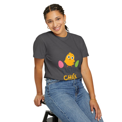 Easter Chick Holy Week Easter Celebration Spring Festival Tee Christian Holiday Easter Eggs Good Friday Unisex Heavy Cotton T-Shirt