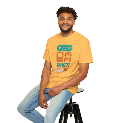 Funny Gamer Club Sarcastic Retro Gaming Gaming Consoles Gaming Community Unisex Heavy Cotton T-Shirt