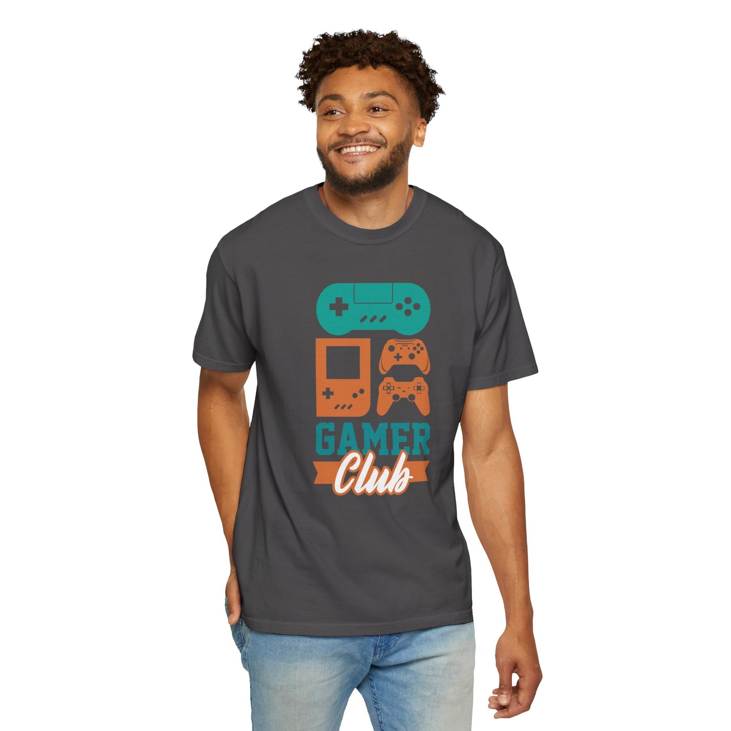 Funny Gamer Club Sarcastic Retro Gaming Gaming Consoles Gaming Community Unisex Heavy Cotton T-Shirt