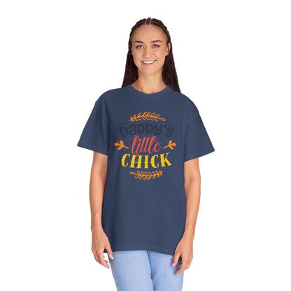 Daddy’s Little Chick Confidence Tee Elegance Charming Appealing Beauty Easter Celebration Unisex Heavy Cotton T-Shirt