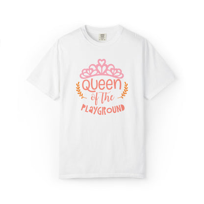 Queen Of The Playground Playtime Learning Objectives Early Toddlers Tee Childhood Development Unisex Heavy Cotton T-Shirt