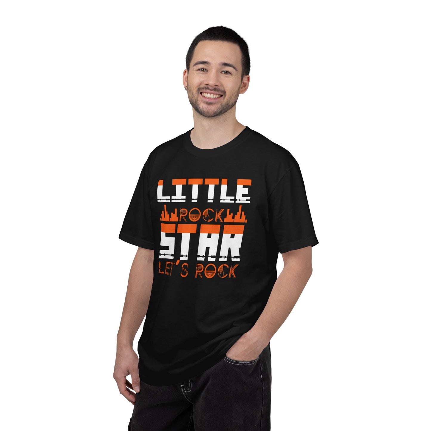 Thrilling Little Rock Star Born To Rock Rock And Roll Passion Rocker At Heart Rock Enthusiasm Unisex Heavy Cotton T-Shirt