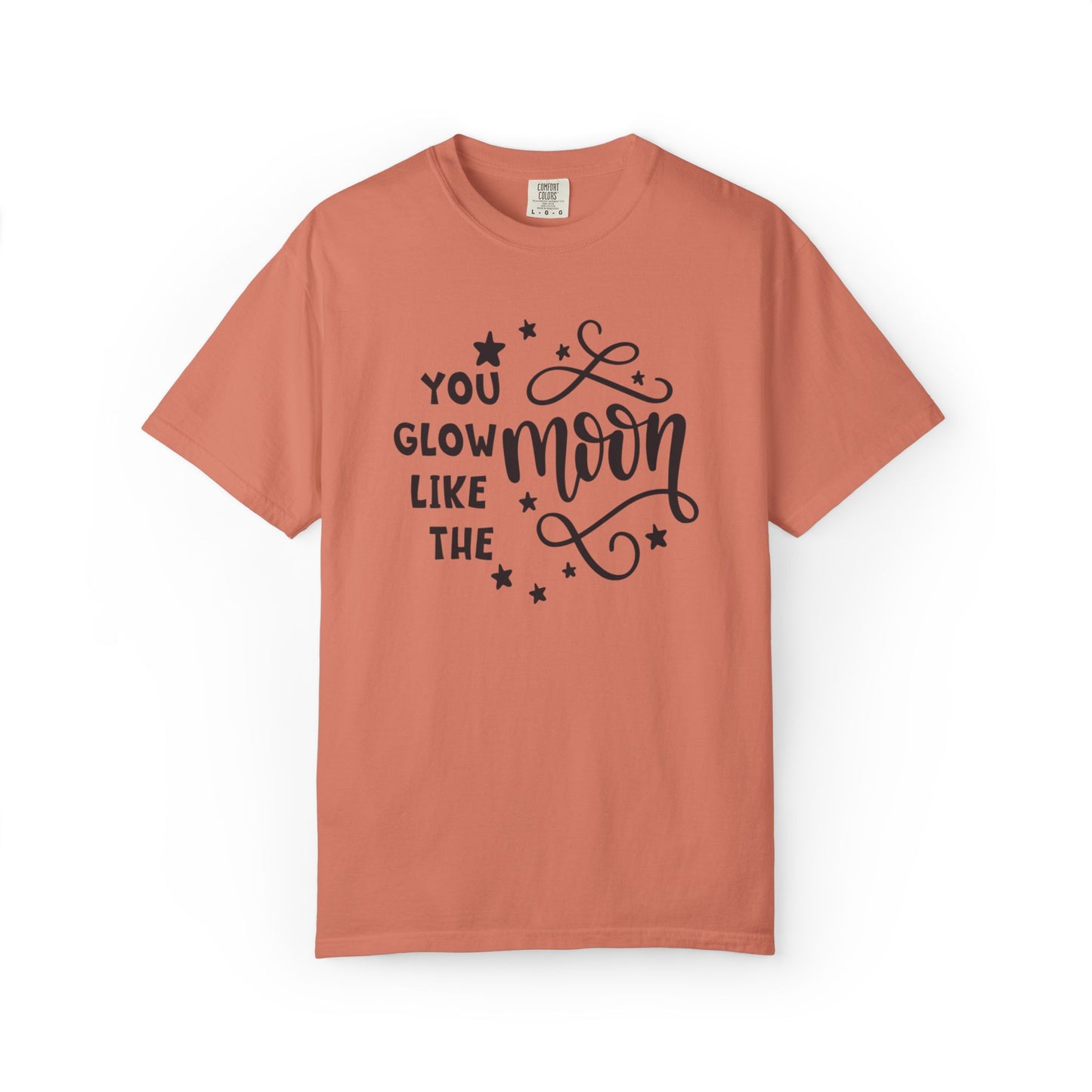 You Glow Like The Moon Inner Beauty Fashion Tee Body Positivity Wellness Forever Young Healthy lifestyle Unisex Heavy Cotton T-Shirt