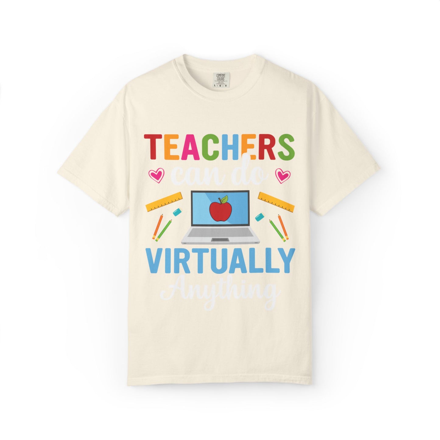 Inspirational Teacher Can Do Virtually Anything Enlightenment Bridge Builder Lifelong Mission Unisex Heavy Cotton T-Shirt