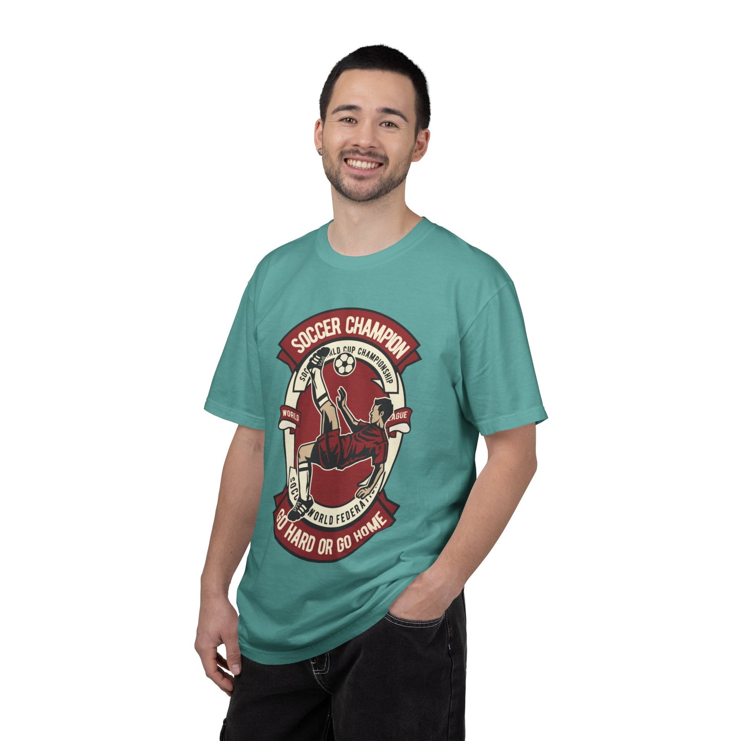 Soccer Champion Heartwarming Sweet Tee Charismatic Passion Unisex Heavy Cotton T-Shirt