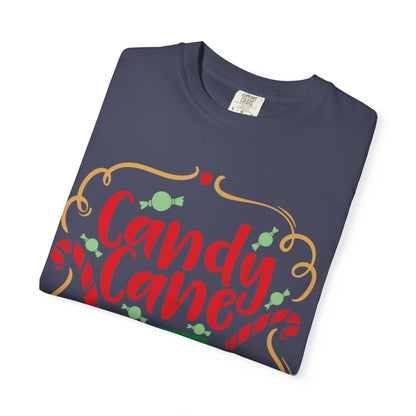 Candy Cane Cutie Enjoying Tee Tiny Helpers Jingle Bell Bling Festival Season Merry Christmas Unisex Heavy Cotton T-Shirt