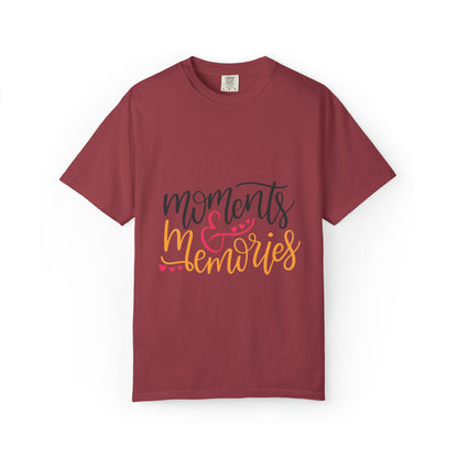 Moments & Memories Chapters Of Life Precious Moments Tee Recollections Meaningful Experiences Nostalgia  Unisex Heavy Cotton T-Shirt