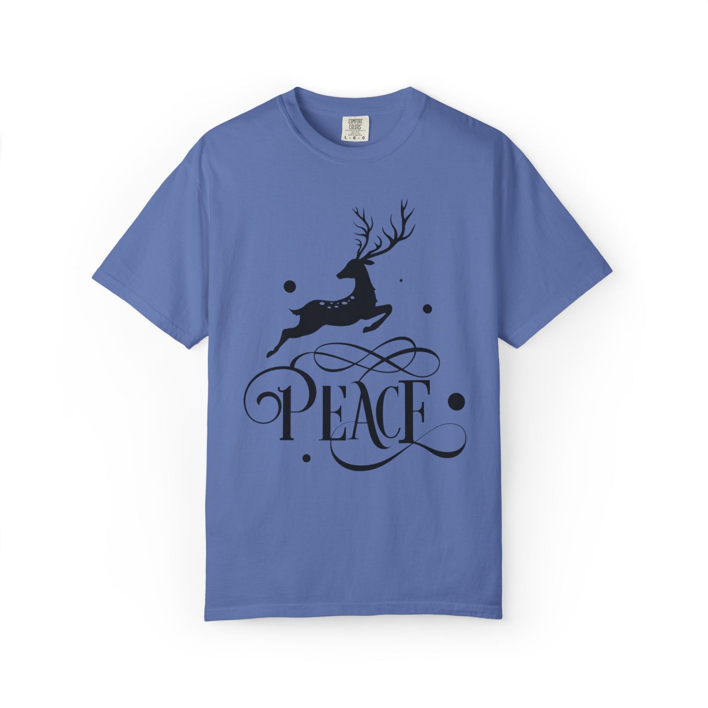 Peace Harmony Unity Peacemakers Tee Merry Christmas Festival Snowflakes Season Of Joy Unisex Heavy Cotton T-Shirt
