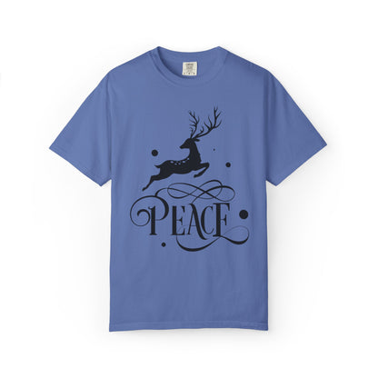 Peace Harmony Unity Peacemakers Tee Merry Christmas Festival Snowflakes Season Of Joy Unisex Heavy Cotton T-Shirt