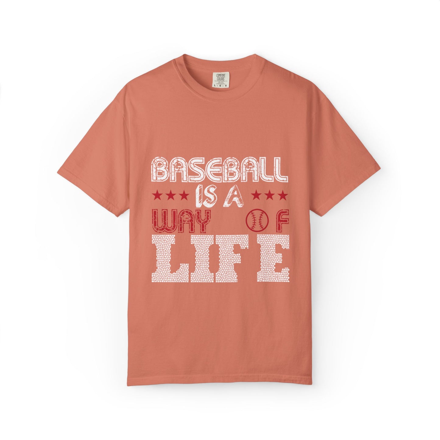 Funny Baseball Is A Way Of Life Sarcastic Deep Love Happiness Passion Baseball lovers Sports Preference Unisex Heavy Cotton T-Shirt