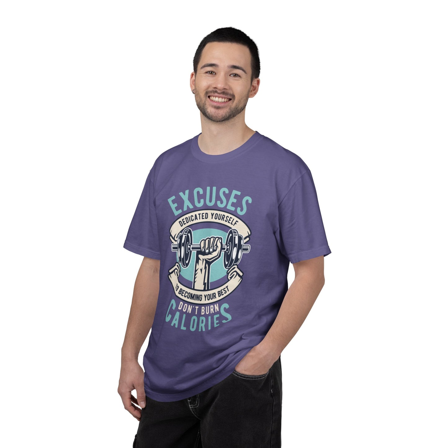Don’t Burn Calories Body Building Goal Setting Will Power Achievement Tee Unisex Heavy Cotton T-Shirt