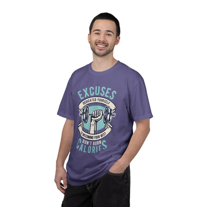 Don’t Burn Calories Body Building Goal Setting Will Power Achievement Tee Unisex Heavy Cotton T-Shirt