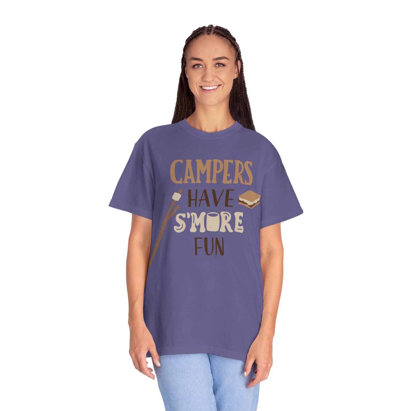 Campers Adventure Mountain Tee Belays Ropes Fun Activities Unisex Heavy Cotton T-Shirt