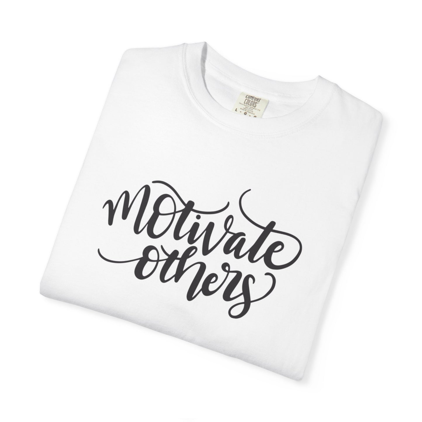 Motivate Others Leadership Inspiration Tee Positive Feedback Passion Self-Belief Professional Attitude Unisex Heavy Cotton T-Shirt