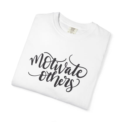 Motivate Others Leadership Inspiration Tee Positive Feedback Passion Self-Belief Professional Attitude Unisex Heavy Cotton T-Shirt