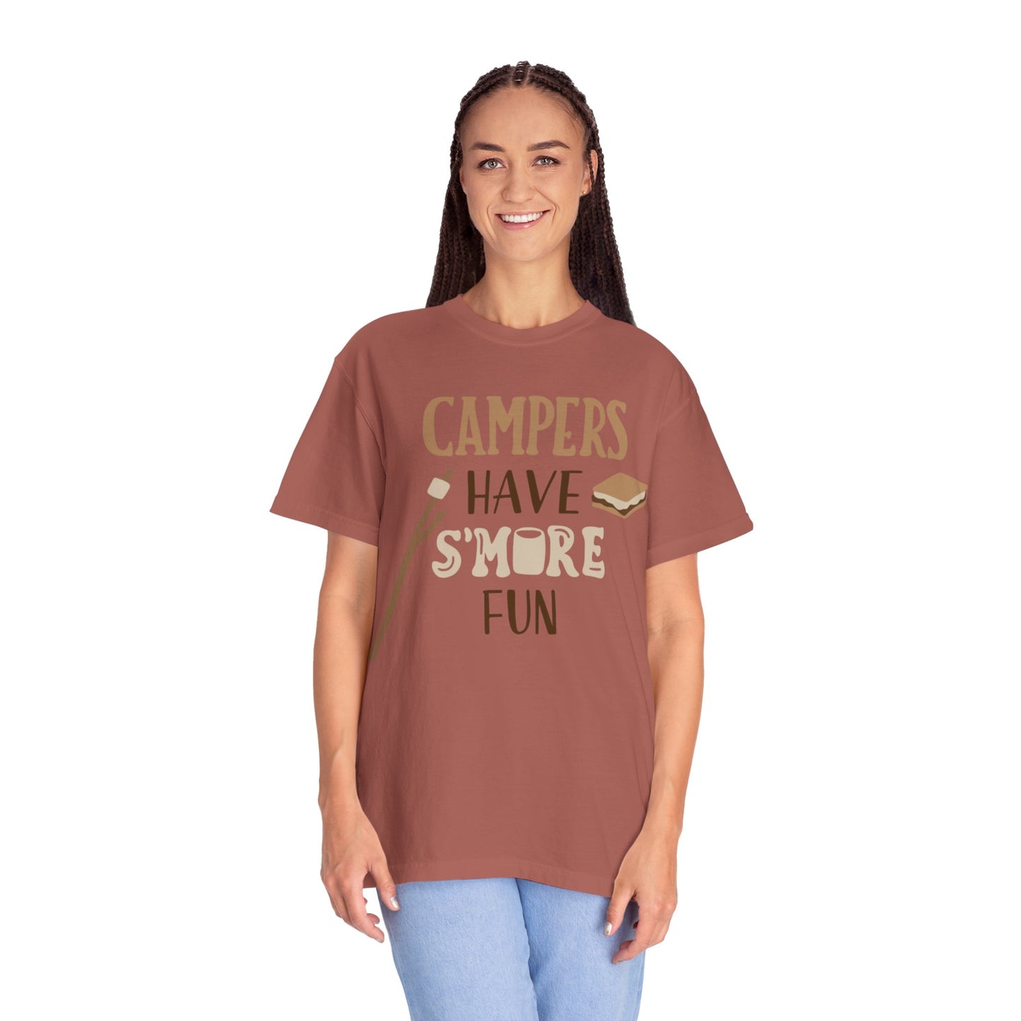 Campers Adventure Mountain Tee Belays Ropes Fun Activities Unisex Heavy Cotton T-Shirt